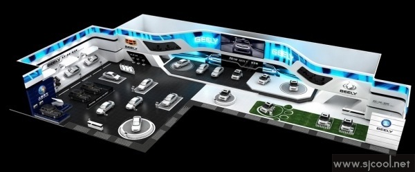 �¼���GEELYչ̨Ч��