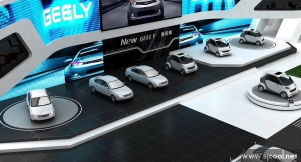 �¼���GEELYչ̨Ч��