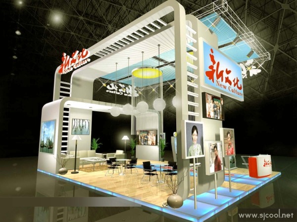 ���Ļ�չ��չʾ���Ч��ͼ