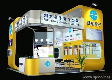 ������ӹ�˾չ̨�Ч��ͼ